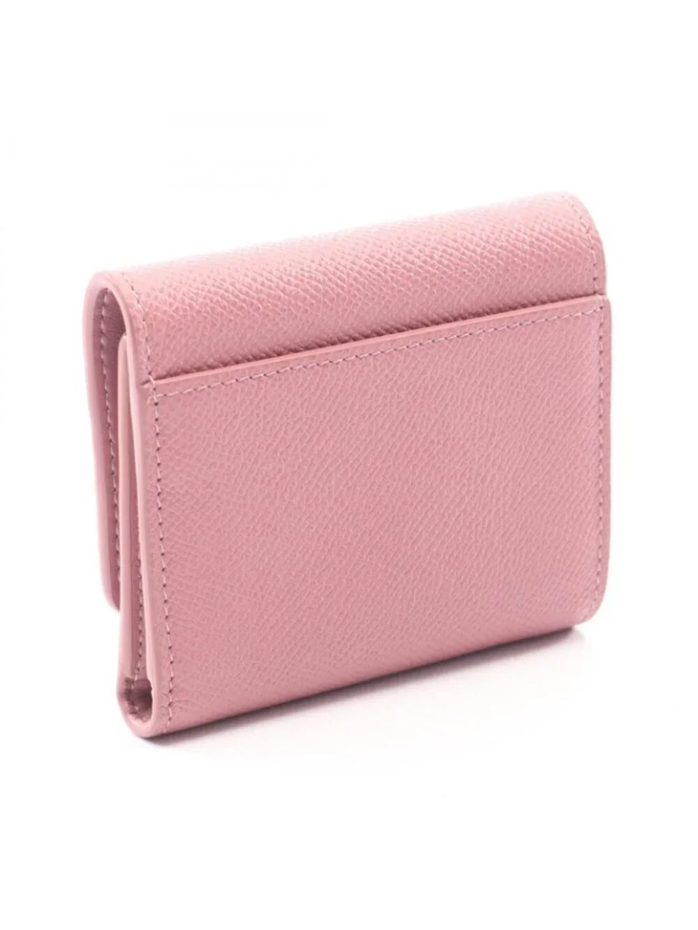Dior Trifold Wallet Caro Smoki Pink Leather